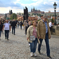 Turistika na mostě 