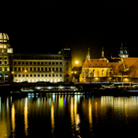 Pohled přes Vltavu