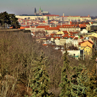 Pohled z Vyšehradu 