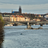 Pohled na Vyšehrad