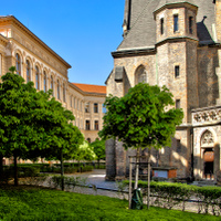 U kostela sv. Prokopa v Praze 