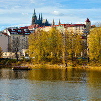 Podzim pod Pražským hradem 