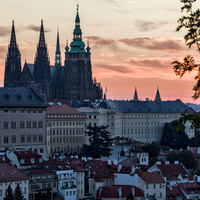 Rozbřesk nad Hradem