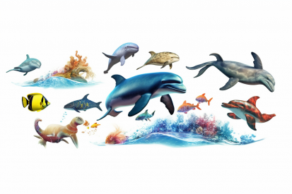 Skupina mořských živočichů