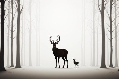 jelen v lese