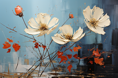 Malba květin a listů