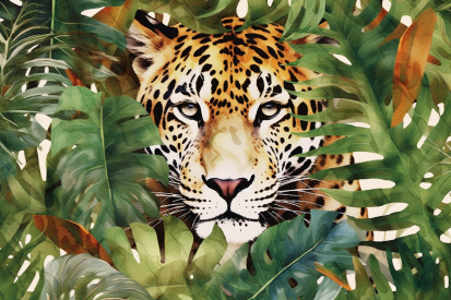 Leopard v džungli