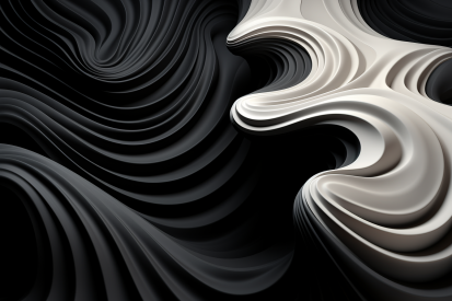 černobílé vlnovky