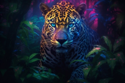 Leopard v džungli
