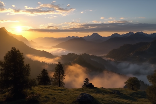 Krajina hor a mraků