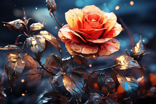 Detailní záběr růže
