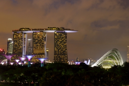 Obraz Noční Singapur 2