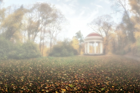 Obraz Podzim v zámeckém parku